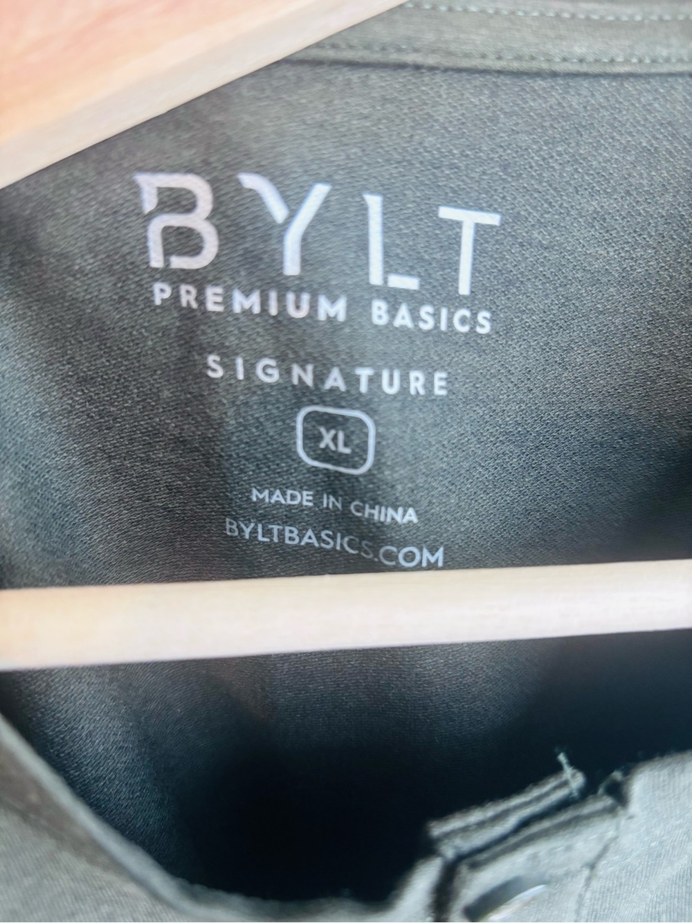 NWT BYLT Henley signature mens short sleeve forest green size XL tee shirt - Picture 4 of 8